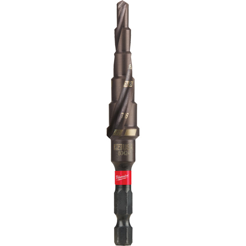 Foret &eacute;tag&eacute; #2 Shockwave Impact Duty, 3/16" - 1/2", Incr&eacute;ments de 1/16", Titane Moffatt Supply & Specialties