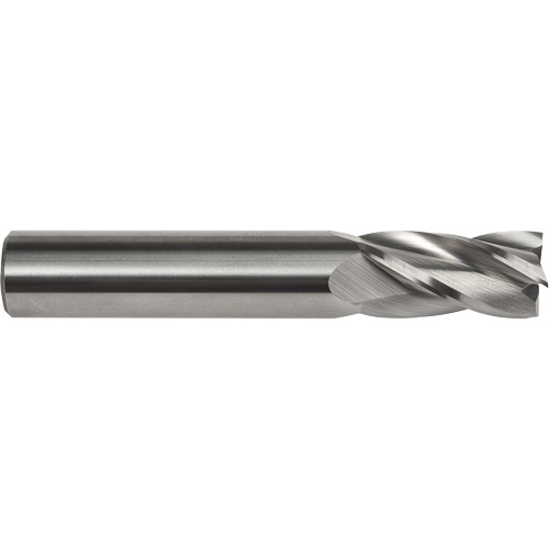 Fraise &agrave; embout droit, 3/16" dia., 2" lo, 4 cannelures, 3/16" tige, Carbure Moffatt Supply & Specialties