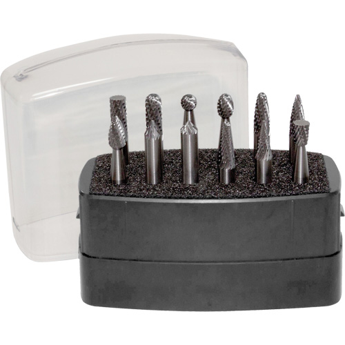 Double Cut Rotary Burr Set, 12 Pieces Moffatt Supply & Specialties