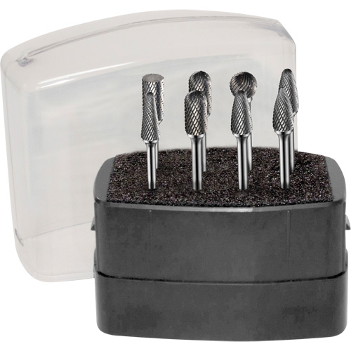 Double Cut Rotary Burr Set, 8 Pieces Moffatt Supply & Specialties