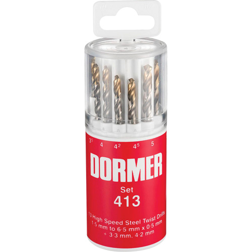 Jobber Drill Bit Set, 13 Pieces, High Speed Steel Moffatt Supply & Specialties