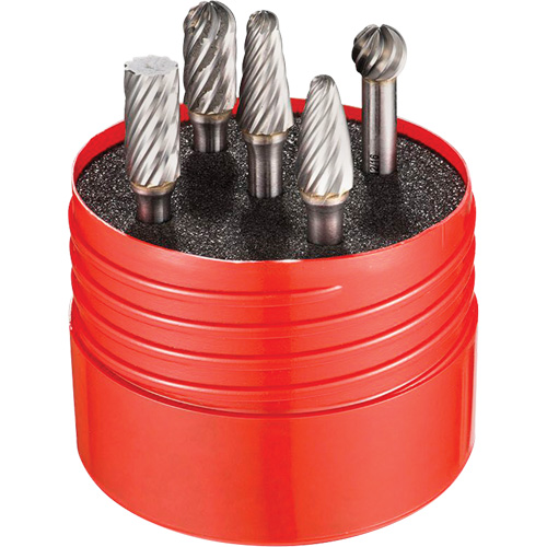 VA Cut Rotary Burr Set, 5 Pieces Moffatt Supply & Specialties