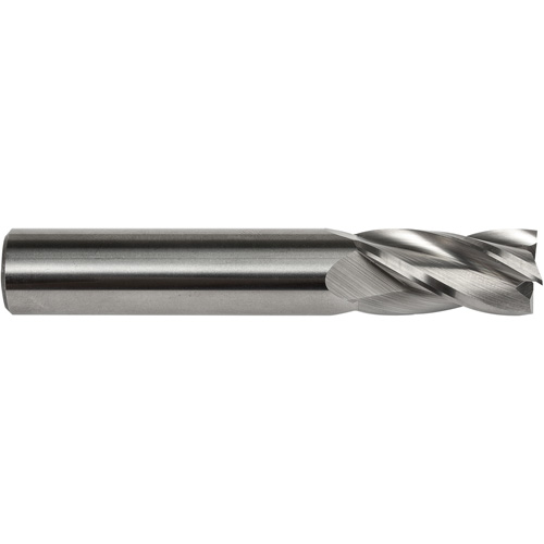 Fraise embout S134, 1/8" dia., 1-1/2" lo, 4 cannelures, 1/8" tige, Carbure Moffatt Supply & Specialties