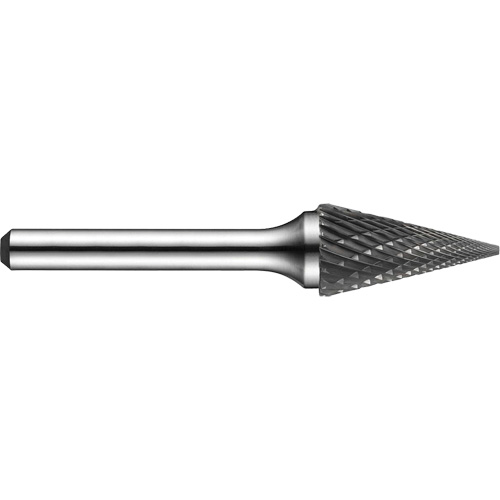 Double-Cut Rotary Burr, SM-50, 1/4" Dia., 1/4" Shank, 1/2" Depth of Cut Moffatt Supply & Specialties