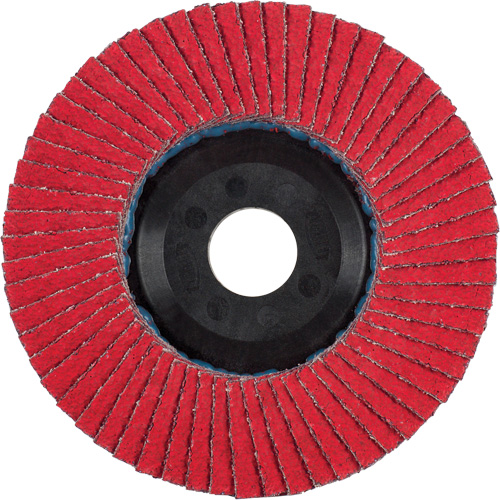 Flap Disc, 4-1/2" x 5/8"-11, Type 27, 40 Grit, Ceramic Moffatt Supply & Specialties