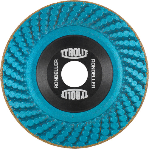 Rondeller Depressed Centre Grinding Wheel, 4-1/2", 36 Grit, 7/8", 13300 RPM, Type 29 Moffatt Supply & Specialties