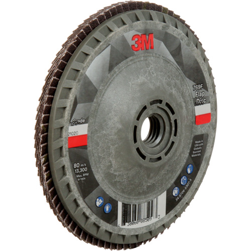769F Quick Change Flap Disc, 4-1/2" x 5/8"-11, Type 27, 120+ Grit, Ceramic Moffatt Supply & Specialties