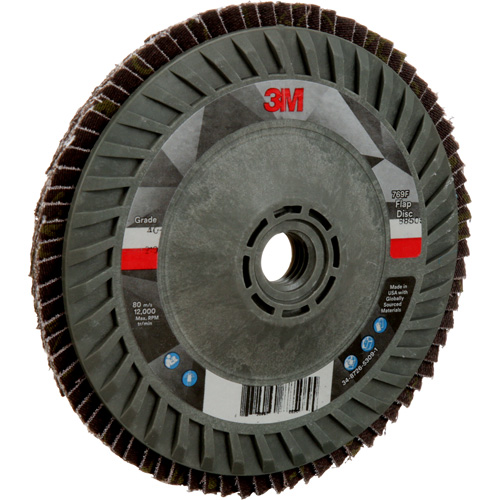 769F Quick Change Flap Disc, 5" x 5/8"-11, Type 27, 40+ Grit, Ceramic Moffatt Supply & Specialties