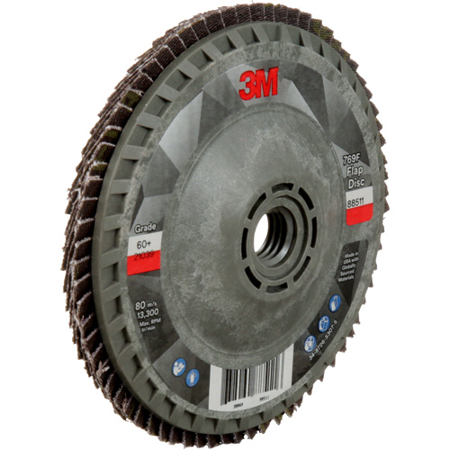 769F Quick Change Flap Disc, 4-1/2" x 5/8"-11, Type 27, 60+ Grit, Ceramic Moffatt Supply & Specialties