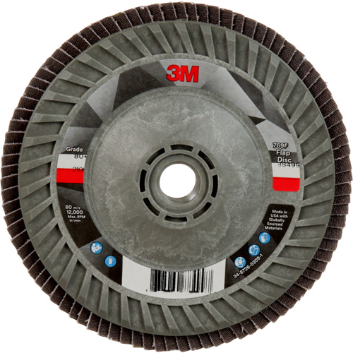 769F Quick Change Flap Disc, 5" x 5/8"-11, Type 29, 80+ Grit, Ceramic Moffatt Supply & Specialties