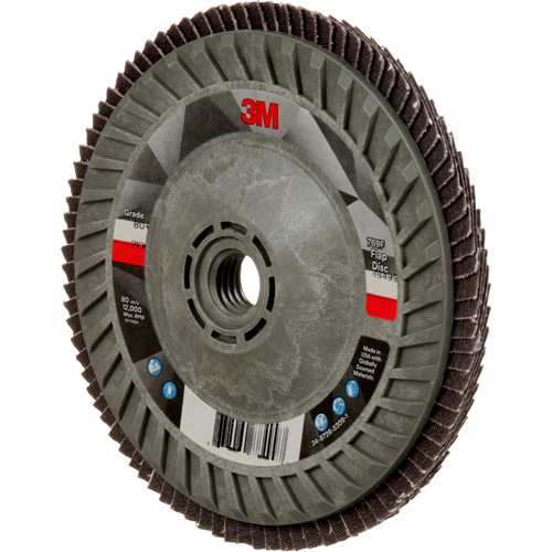 769F Quick Change Flap Disc, 5" x 5/8"-11, Type 29, 80+ Grit, Ceramic Moffatt Supply & Specialties