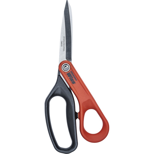 Cisaille tout usage en acier inoxydable pour ouvrier professionnel, 8-1/2", Poign&eacute;e Anneaux Moffatt Supply & Specialties
