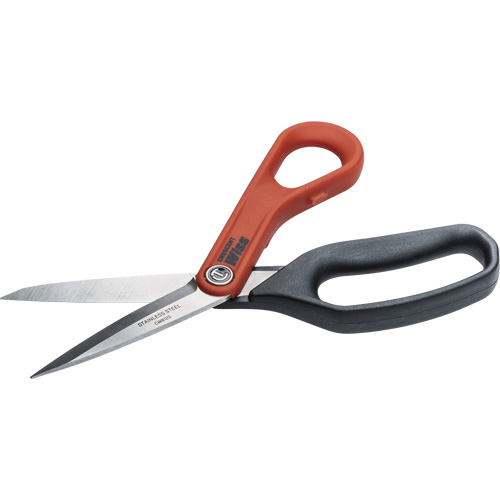 Cisaille tout usage en acier inoxydable pour ouvrier professionnel, 8-1/2", Poign&eacute;e Anneaux Moffatt Supply & Specialties