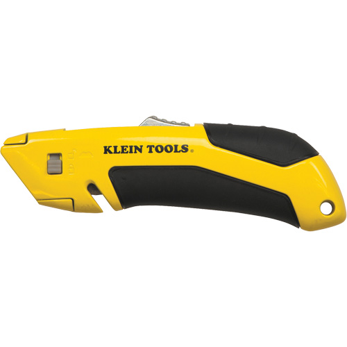 Self-Retracting Utility Knife, Steel, Cushion Handle Moffatt Supply & Specialties