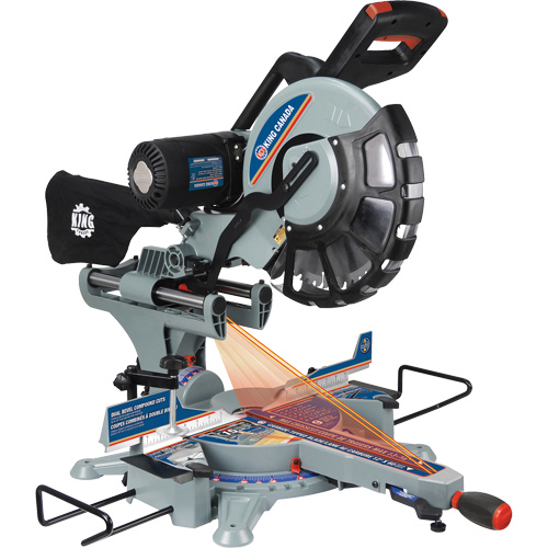 Dual Bevel Sliding Compound Mitre Saw, 12", 15 A Moffatt Supply & Specialties