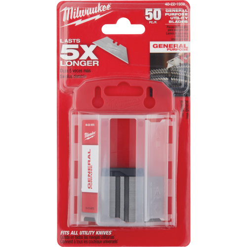General Purpose Utility Blades with Dispenser, Single Style Moffatt Supply & Specialties