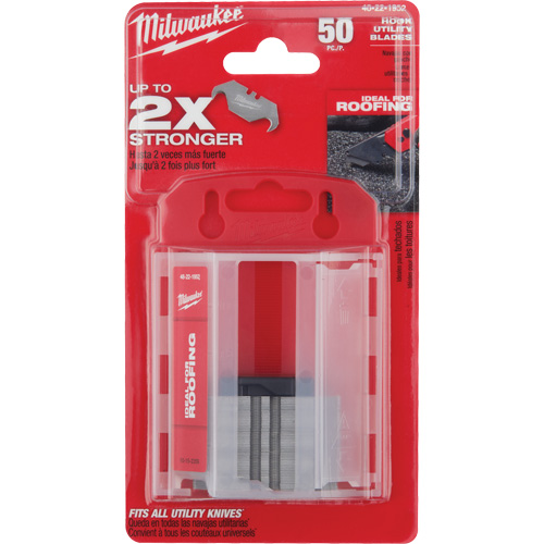 Hook Utility Knife Blades with Dispenser, Single Style Moffatt Supply & Specialties