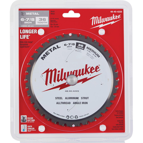 Circular Saw Blade, 6-7/8", 36 Teeth, Metal Use Moffatt Supply & Specialties