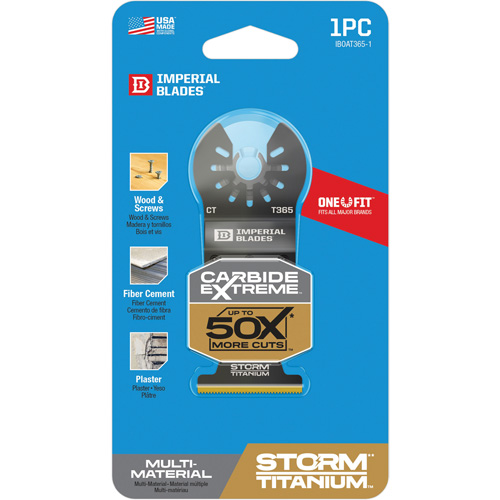 One Fit Carbide Extreme Storm Titanium Multi-Material Blade Moffatt Supply & Specialties