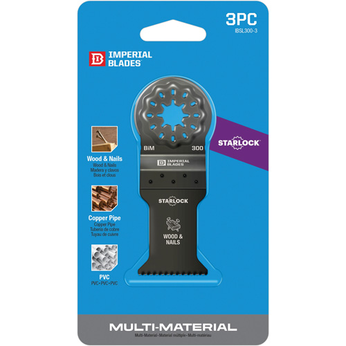 Lames standards pour bois et clous 1-3/8" Starlock Moffatt Supply & Specialties