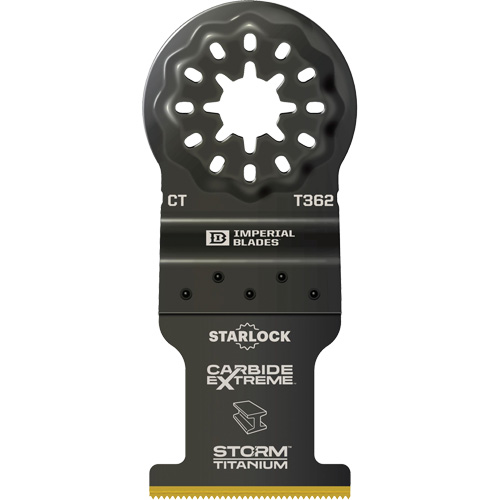 Lame en titane pour le m&eacute;tal Carbide Extreme Storm Starlock Moffatt Supply & Specialties