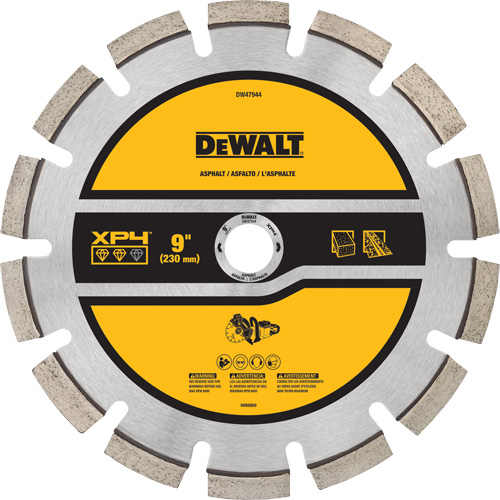 Lame au diamant segment&eacute;e pour asphalte XP4 Moffatt Supply & Specialties