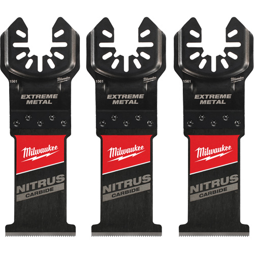Lames multi-outils oscillantes Nitrus Carbide Extreme Metal Universal Fit Open-Lok Moffatt Supply & Specialties
