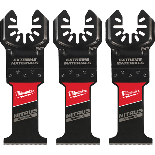 Lames multi-outils oscillantes Nitrus Carbide Extreme Materials Universal Fit Open-Lok Moffatt Supply & Specialties