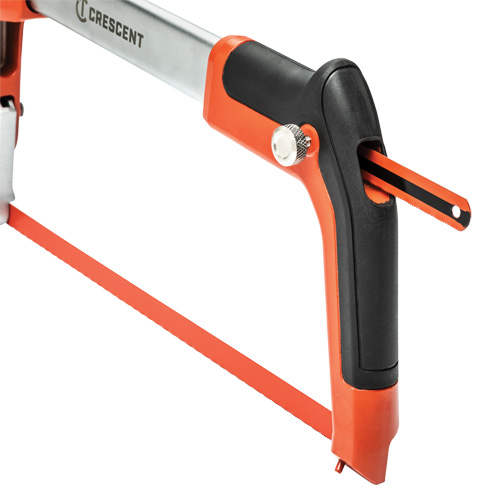 Fast Tension Hacksaw with Dual Material Handle, 12", Ergonomic Handle Moffatt Supply & Specialties