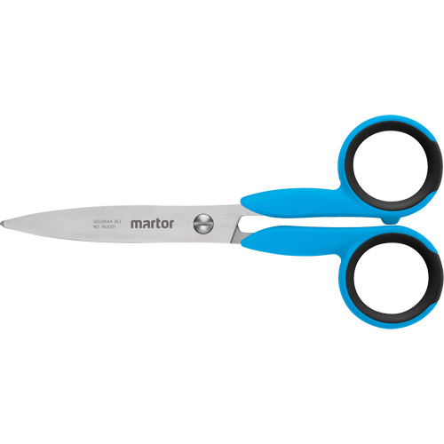 Secumax 363 Safety Scissors, 5-7/25", Rings Handle Moffatt Supply & Specialties