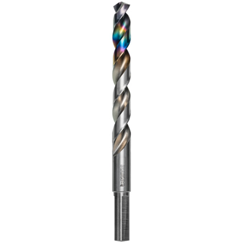 Metal Demon Drill Bit for Mild, Hardened and Stainless Steels, 27/64", 3-7/10" Flute, 130° Point Moffatt Supply & Specialties