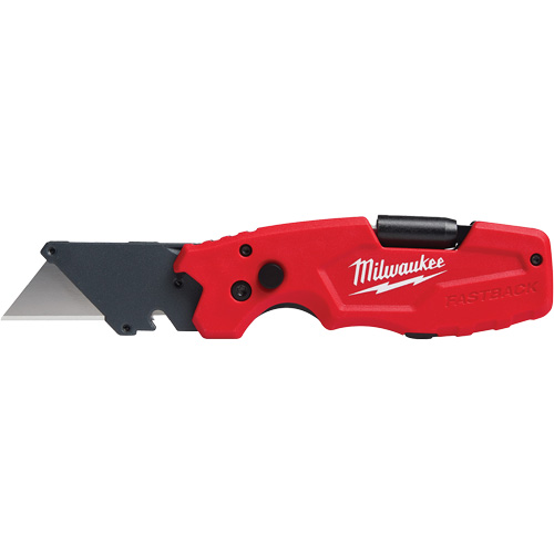 FASTBACK 6-in-1 Folding Utility Knife, 8-3/4" L, 6 Functions, 1 lbs. Moffatt Supply & Specialties