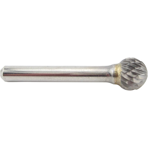 Ball Shape Carbide Shipyard Bur, SD-5, 1/2" Dia., 1/4" Shank, 7/16" Depth of Cut Moffatt Supply & Specialties