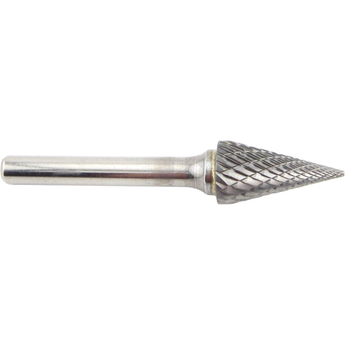 Fraise en carbure conique &agrave; coupe agressive, SM-5, 1/2" dia., 1/4" Tige, 7/8" Prof. de la coupe Moffatt Supply & Specialties