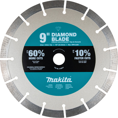 Lame diamant  Ultra-Premium plus, segment&eacute;e, usage g&eacute;n&eacute;ral Moffatt Supply & Specialties