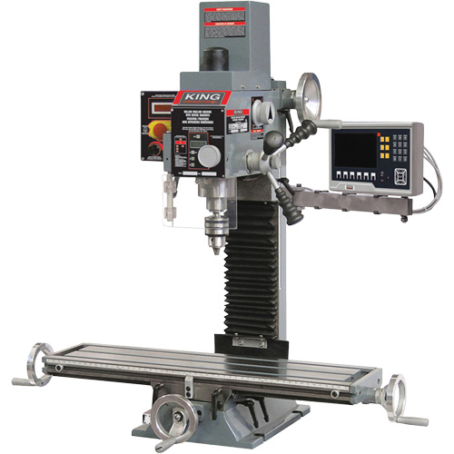 Milling Drilling Machine with 3-Axis Digital Readout, 2 Speeds, 3/4"/5/8" Drilling Capacity Moffatt Supply & Specialties