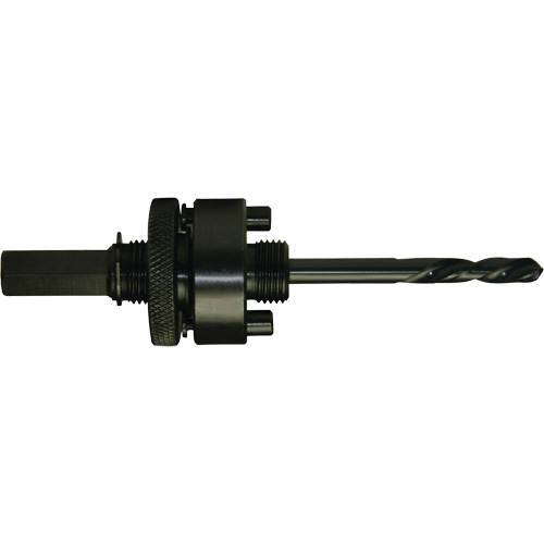 Round Shank Hole Saw Mandrel, 1-1/4" - 6", 3/8" Shank Moffatt Supply & Specialties