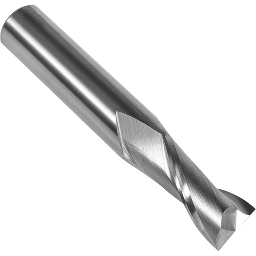 Fraise en bout carr&eacute;e 30° S108, 9/16" dia., 3-1/2" lo, 2 cannelures, 9/16" tige, Carbure Moffatt Supply & Specialties