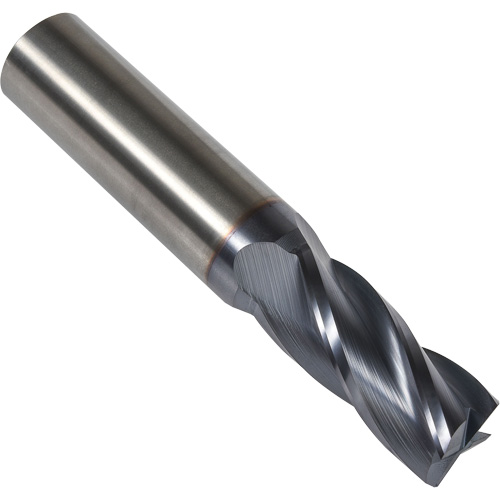 Fraise en bout carr&eacute;e 30° S234, 1/16" dia., 1-1/2" lo, 4 cannelures, 1/8" tige, Carbure Moffatt Supply & Specialties