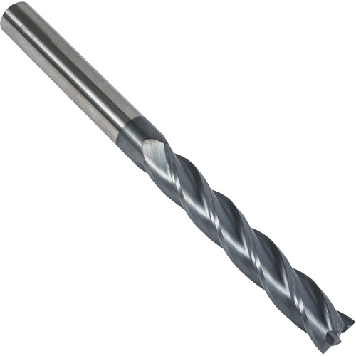 Fraise en bout carr&eacute;e extra longue 30° S237, 1/8" dia., 3" lo, 4 cannelures, 1/8" tige, Carbure Moffatt Supply & Specialties
