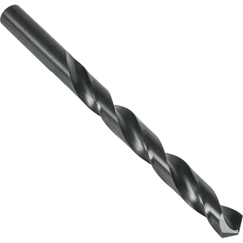 Jobber Drill Bit, High Speed Steel, F, 4-1/8" L, 2-7/8" Flute, 135° Point Angle Moffatt Supply & Specialties