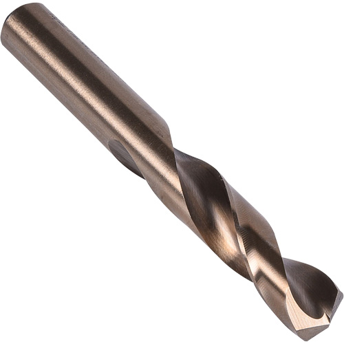 Foret s&eacute;rie extra-courte r&eacute;sistant, #1, Acier rapide au cobalt, Cannelure 1-5/16", Pointe de 135° Moffatt Supply & Specialties