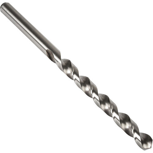 High Helix Taper Length Drill Bit, 13/64", High Speed Steel, 3-5/8" Flute, 118° Point Moffatt Supply & Specialties