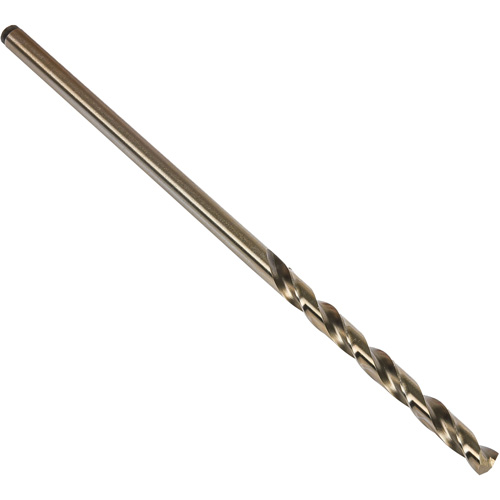 Extra Length Aircraft Extension Drill Bit, #3, High Speed Cobalt, 2-1/2" Flute, 135° Point Moffatt Supply & Specialties