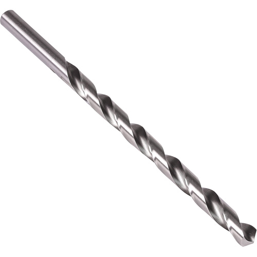 Extra Length Drill Bit, 3/16", High Speed Steel, 9" Flute, 118° Point Moffatt Supply & Specialties