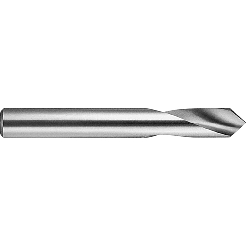 Foret court brillant &agrave; pointer, 1/2", Acier rapide, Pointe de 120° Moffatt Supply & Specialties