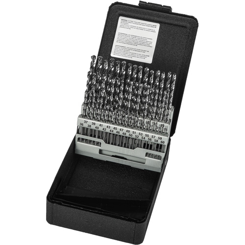 Jobber Length Drill Bit Set, 60 Pieces, High Speed Steel Moffatt Supply & Specialties
