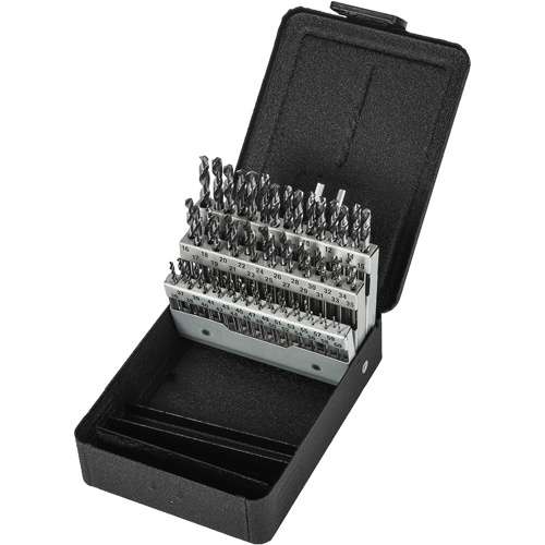 Stub Length Drill Bit Set, 60 Pieces, High Speed Steel Moffatt Supply & Specialties