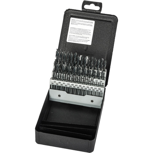 Stub Length Drill Bit Set, 60 Pieces, High Speed Steel Moffatt Supply & Specialties