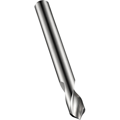 Foret &agrave; pointer, 5 mm, Carbure, Cannelure 16 mm, Pointe de 90° Moffatt Supply & Specialties
